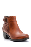 Women's Quilted Leather Boots | Derimod