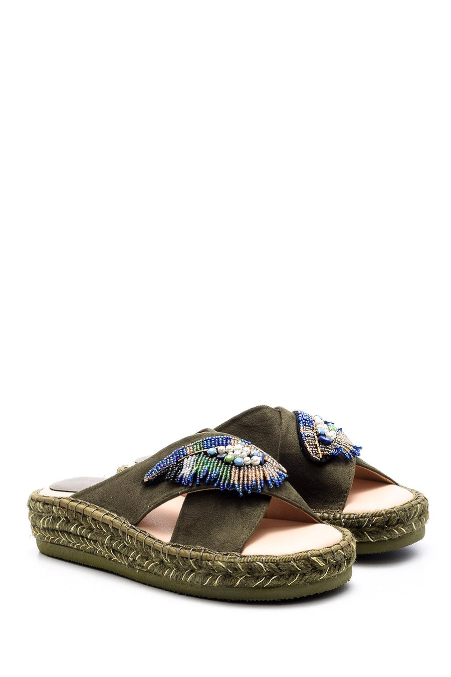 Women's Pearl Espadrille Slippers