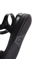 Women's Black Comfort Sandals | Derimod