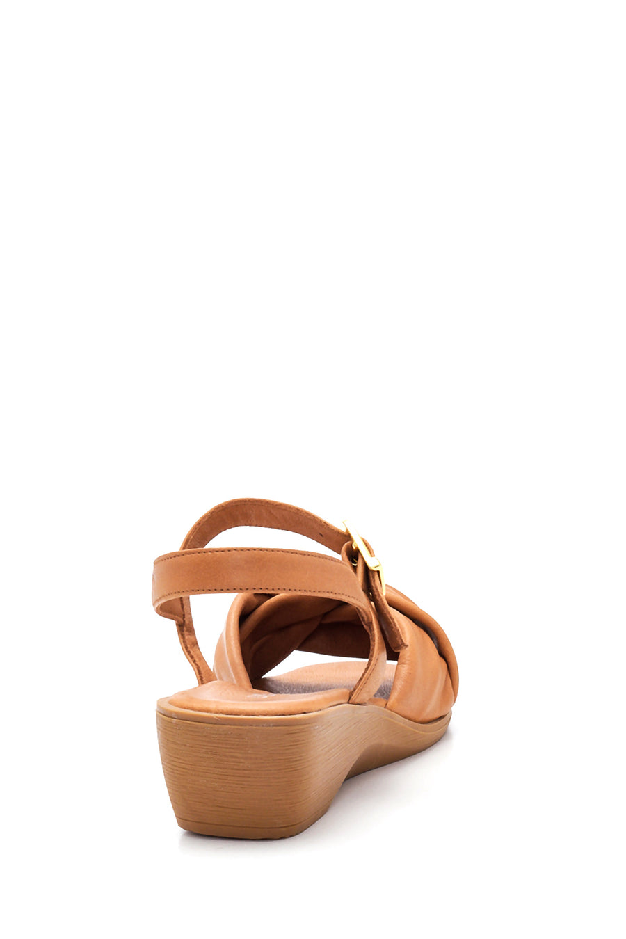 Women's Tan Leather Comfort Sandals