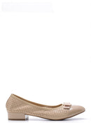 Women's Patent Leather Detailed Ballerinas | Derimod