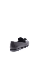 Kadın Tüy Detaylı Deri Loafer | Derimod