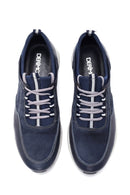 Men's Leather Nubuck Sneaker | Derimod