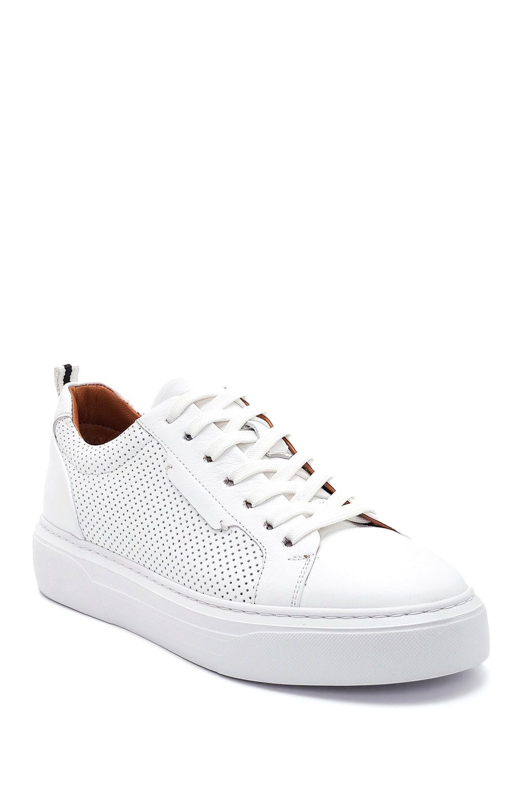 Erkek Deri Delikli Sneaker