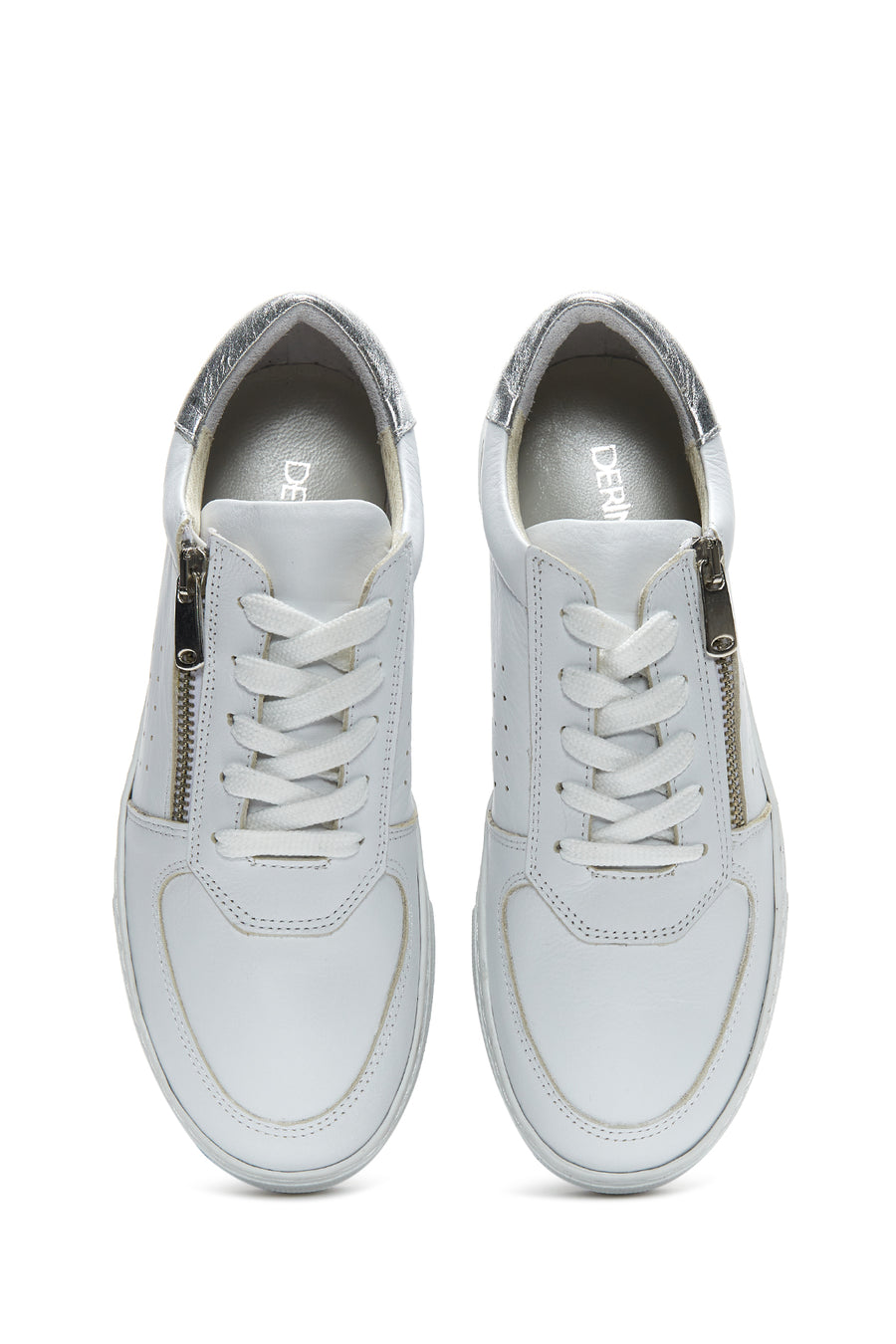 Kadın Deri Fermuarlı Sneaker