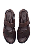 Men's Nubuck Leather Sandals | Derimod