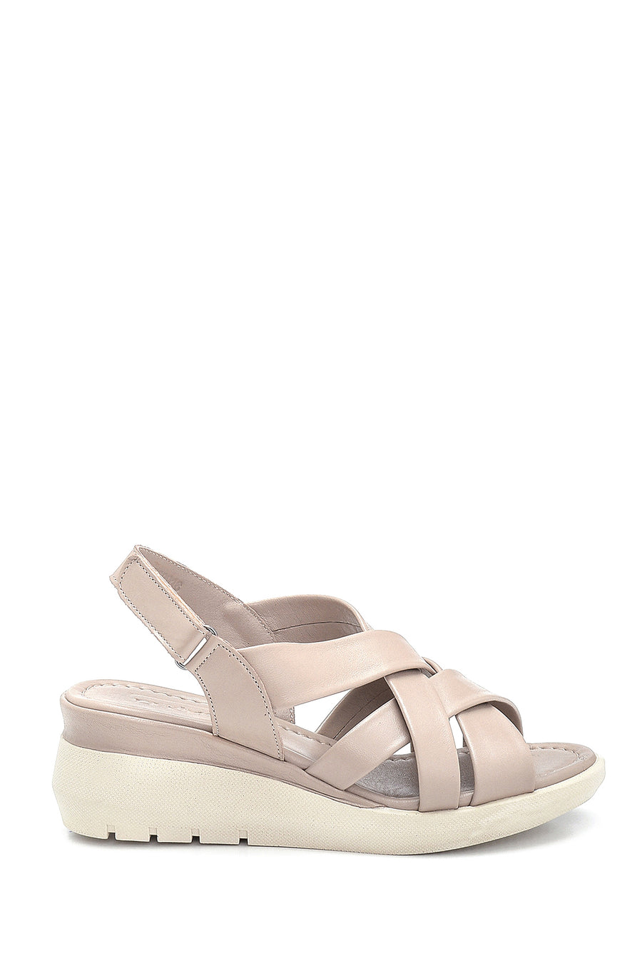 Kadın Deri Kalın Tabanlı Sandalet 21SFD360918 | Derimod