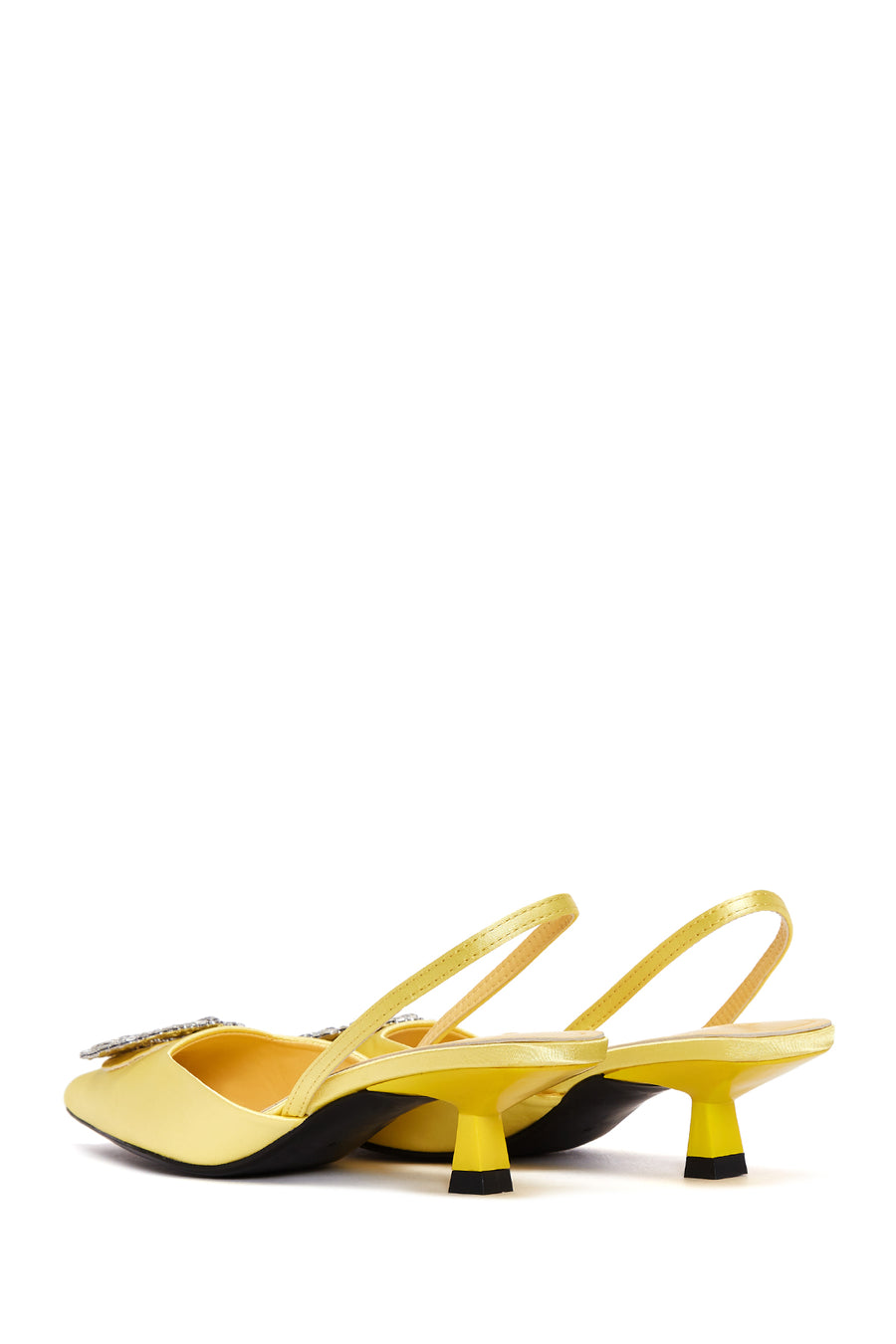 Women's Yellow Stone Heeled Shoes