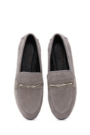 Kadın Vizon Süet Deri Loafer | Derimod