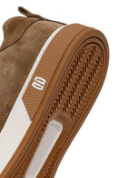 Erkek Bej Bağcıklı Süet Deri Sneaker | Derimod