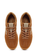 Woman Tan Lace-up Sneakers | Derimod