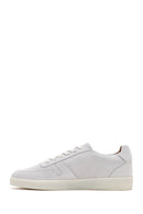 Men's Stone Color Nubuck Leather Sneaker | Derimod