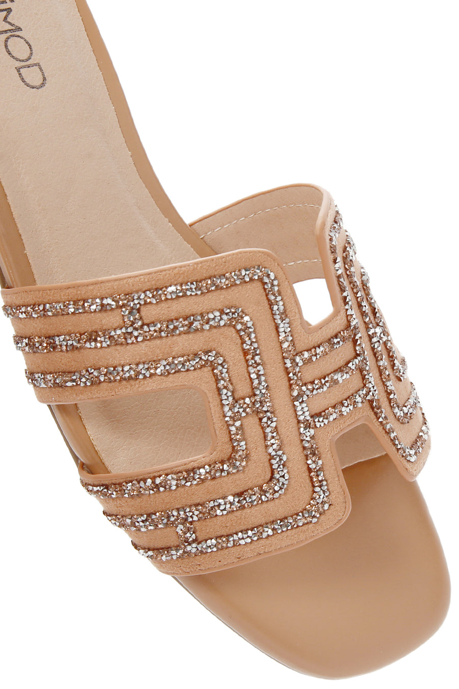 Women's Beige Stone Slippers