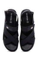 Women's Black Comfort Sandals | Derimod
