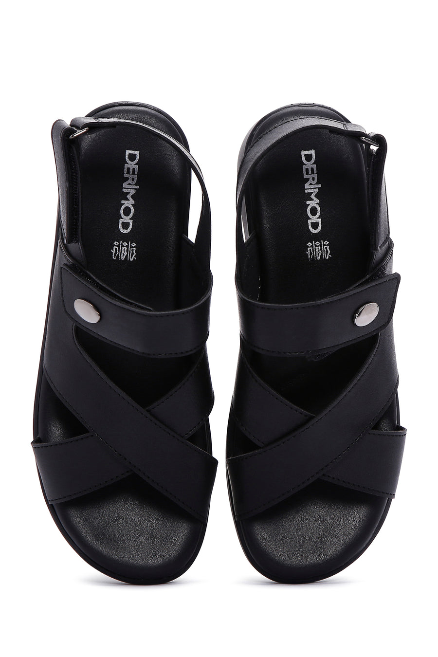 Women's Black Comfort Sandals