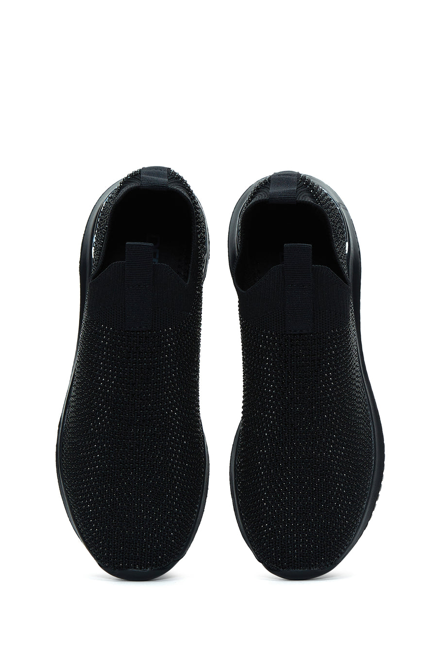 Kadın Siyah Taşlı Sneaker