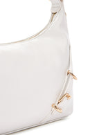 Women's White Long Strap Patent Leather Shoulder Bag | Derimod