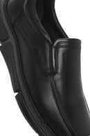 Men's Black Leather Comfort Loafer | Derimod