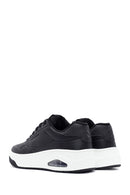 Skechers Men's Black Uno Court Lace-Up Chunky Sole Sneakers | Derimod