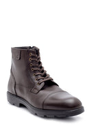 Men's Leather Zipper Detailed Boots | Derimod