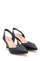Women's Leather Heeled Sandals | Derimod