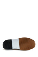 Kadın Beyaz Kalın Tabanlı Kumaş Sneaker | Derimod