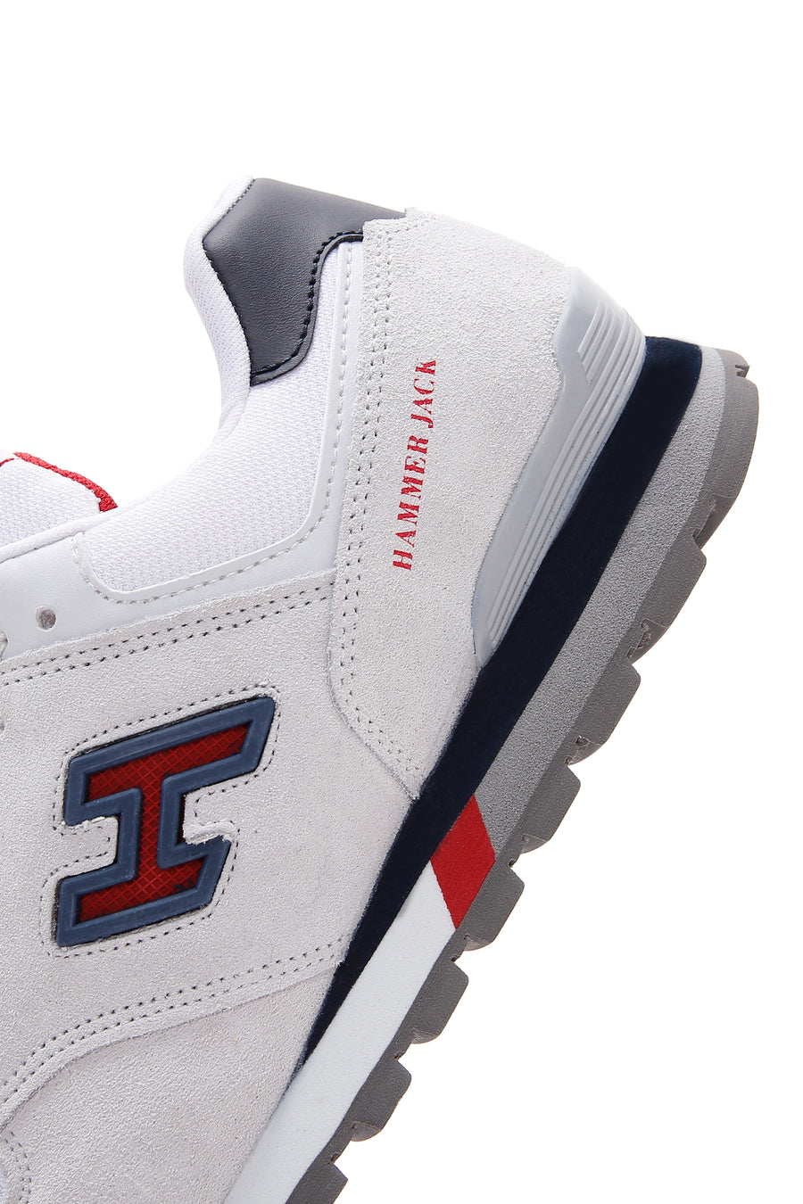 Hammer Jack Erkek Beyaz-Kırmızı Süet Deri Chile M Sneaker
