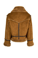 Stokholm Kadın Camel Oversize Teddy Mont | Derimod