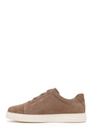 Male Beige Lace-up Suede Leather Sneaker | Derimod