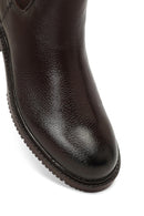 Men's Brown Leather Chelsea Boot | Derimod