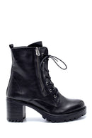 Women's Zipper Detailed Heeled Boots | Derimod