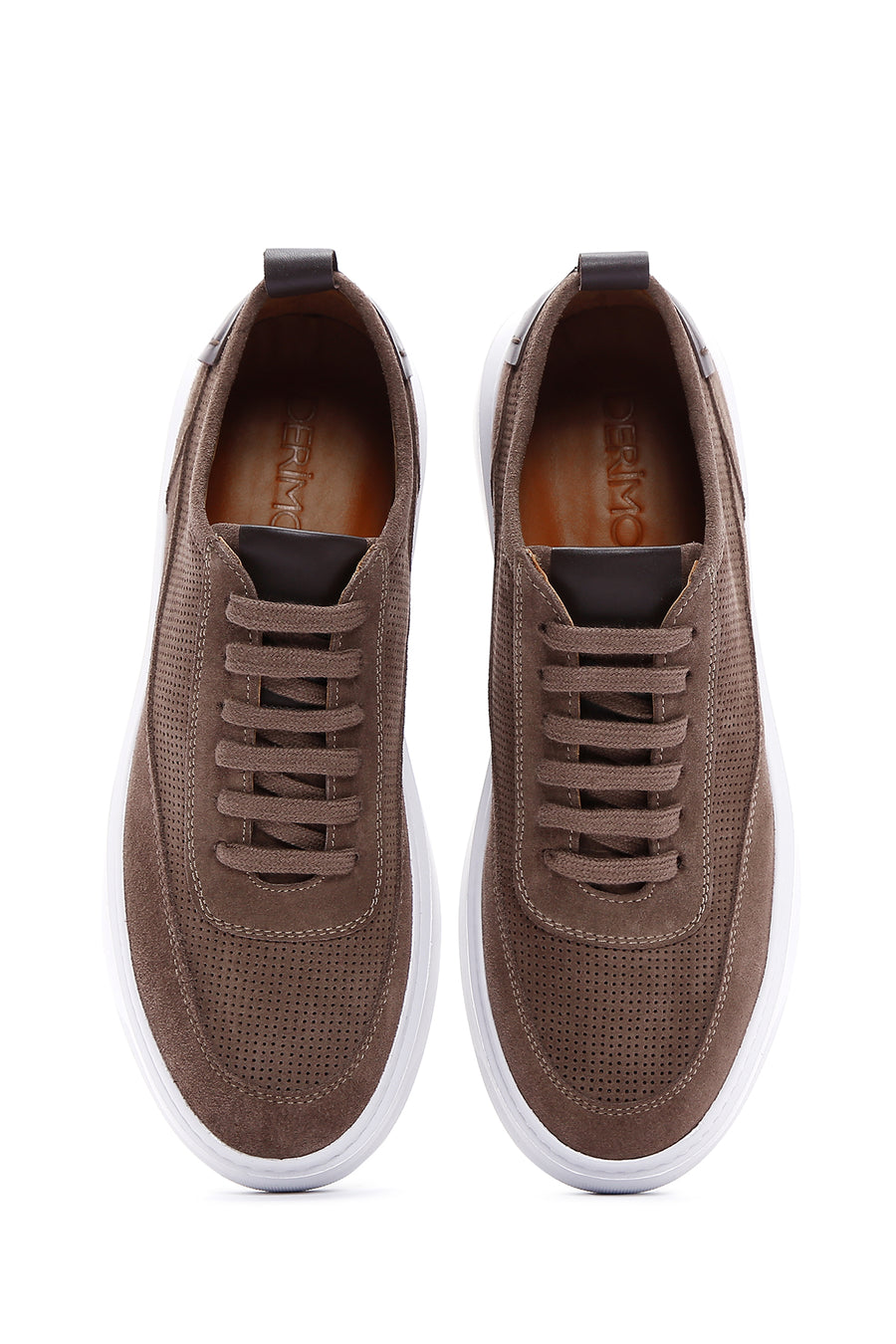Male Mink Lace-up Suede Leather Sneaker
