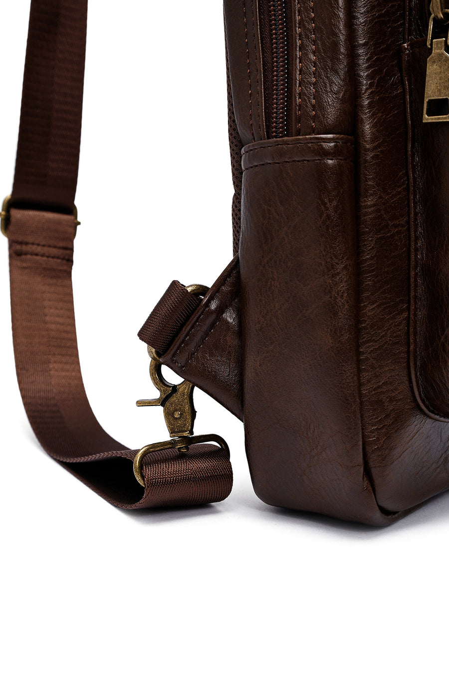 Men's Brown Crossbody Bag