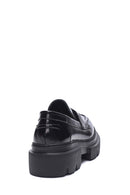 Women's Leather Casual Thick Sole Loafer | Derimod