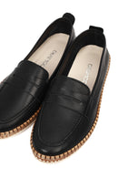 Kadın Siyah Deri Loafer | Derimod