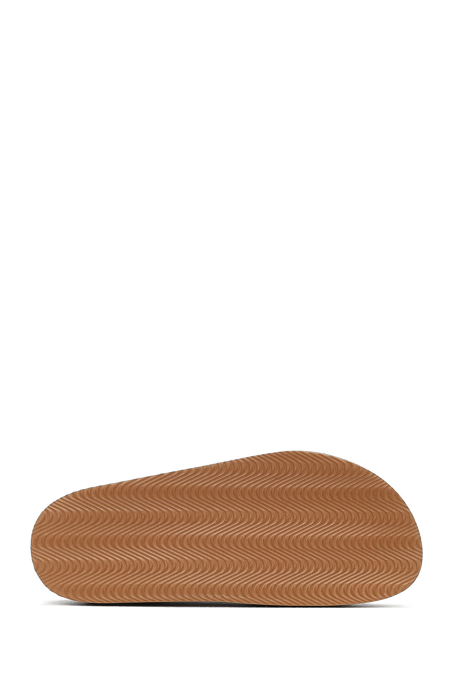 Women's Tan Thick-Soled Suede Sandals