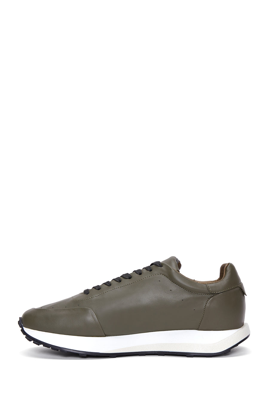 Erkek Yeşil Deri Sneaker