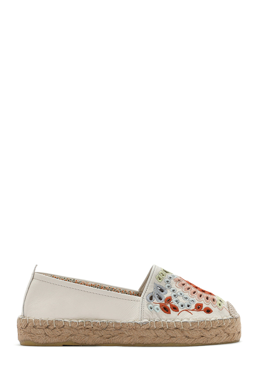 Women's Beige Patterned Espadrilles