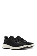 Men's Black Lace-Up Thick Sole Sneaker | Derimod