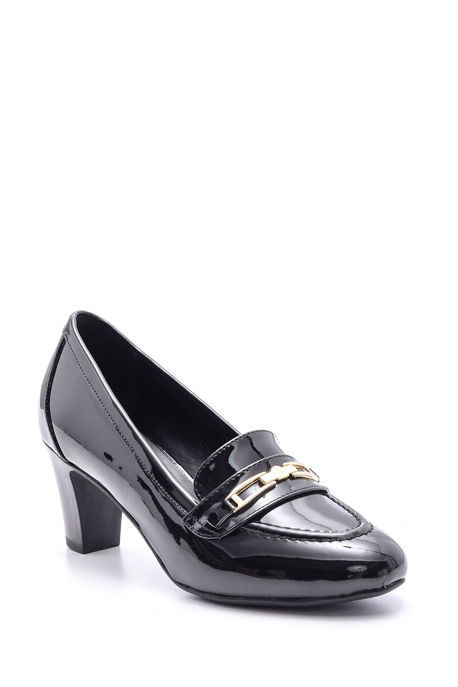 Women's Patent Leather Heeled Shoes