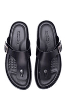 Men's Leather Flip Flops | Derimod