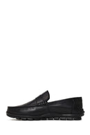 Erkek Siyah Deri Casual Loafer | Derimod