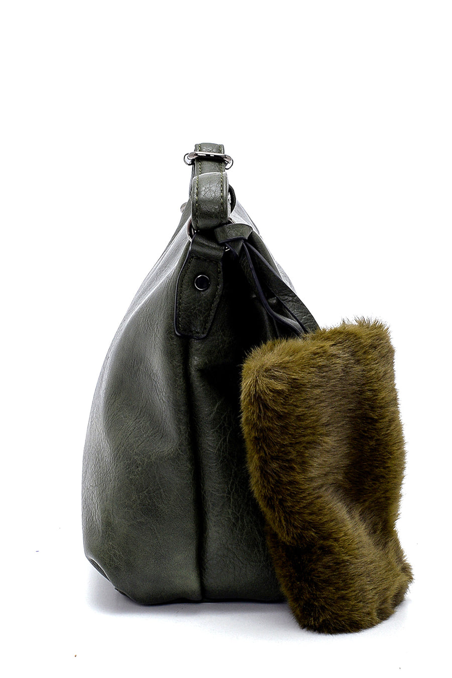 Women's Plush Detailed Crossbody Bag