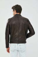 Alanzo Men's Mink Leather Jacket | Derimod