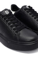 Erkek Siyah Bağcıklı Kalın Tabanlı Sneaker | Derimod