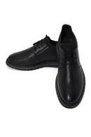 Male Black Lace-Up Leather Casual Shoes | Derimod