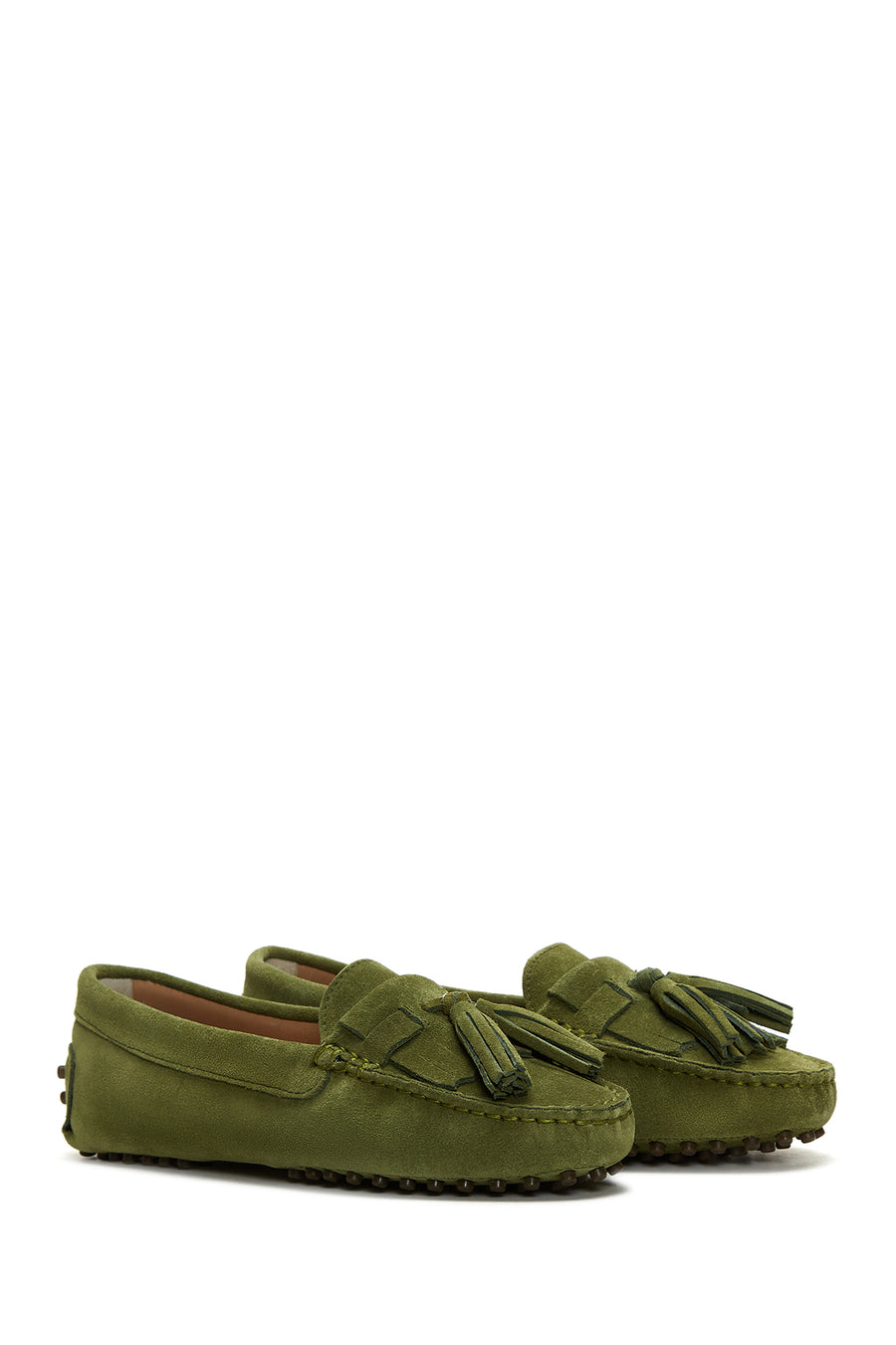 Women's Leather Suede Tassel Loafer