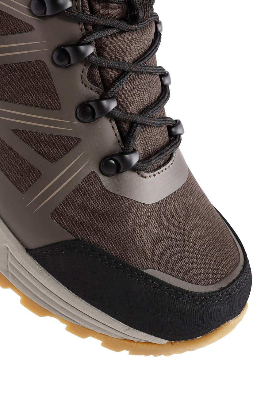 Derimod Dry Men's Brown Laced Waterproof Leather Outdoor Boots