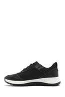Men's Black Lace-Up Thick Sole Sneaker | Derimod