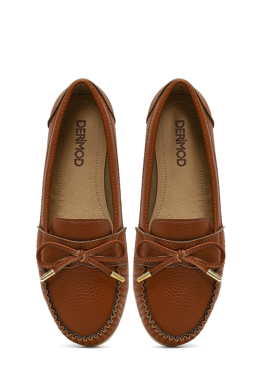 Women's Tan Buckle Loafer
